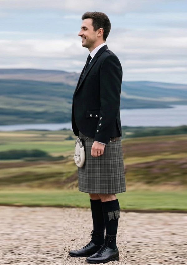 Traditional_Hebridean_Granite_tartan_6821_Kilt_and_Argyle_Jacket_Kilt_Outfit_left_image
