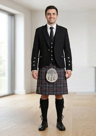 Traditional_Hebridean_Heather_tartan_Kilt_and_Argyle_Jacket_Kilt_Outfit_front_image