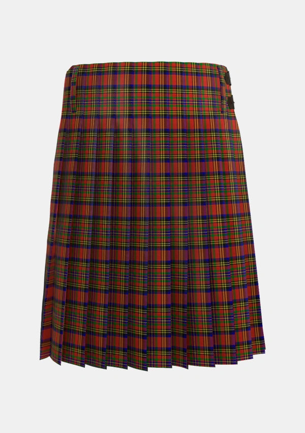 Traditional_Hepburn_2_Tartan_1381_kilt_back_image_with_pleated_design_and_adjustable_buckles_for_men