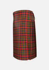Traditional_Hepburn_2_Tartan_1381_kilt_left_image_with_pleated_design_and_adjustable_buckles_for_men