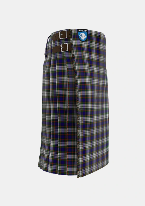 Traditional_Highfield_Dress_Tartan_4183_kilt_right_image_with_pleated_design_and_adjustable_buckles_for_men