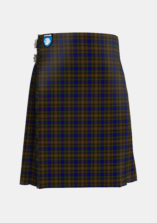 Traditional_Highfield_Hunting_Tartan_4182_kilt_front_image_with_pleated_design_and_adjustable_buckles_for_men