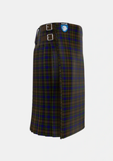 Traditional_Highfield_Hunting_Tartan_4182_kilt_right_image_with_pleated_design_and_adjustable_buckles_for_men
