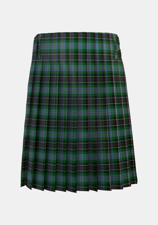 Traditional_Hislop_Hyslop_Hunting_Tartan_2137_kilt_back_image_with_pleated_design_and_adjustable_buckles_for_men