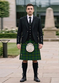Traditional_Holmes_Tartan_5729_Kilt_and_Argyle_Jacket_Kilt_Outfit_front_image