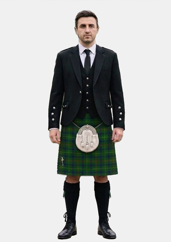 Traditional_Holmes_Tartan_5729_Kilt_and_Argyle_Jacket_Kilt_Outfits_front_image