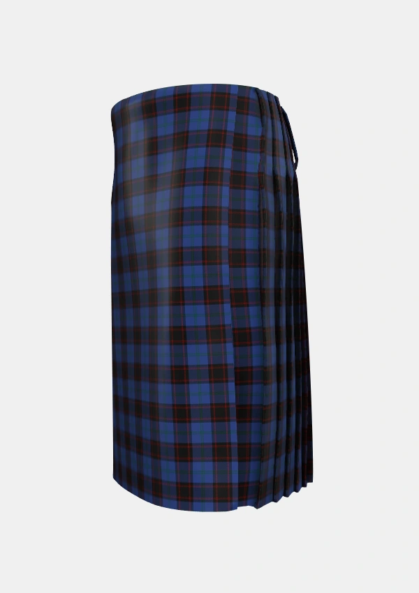 Traditional_Home_or_Hume_Vestiarium_Scoticum_Tartan_127_kilt_left_image_with_pleated_design_and_adjustable_buckles_for_men