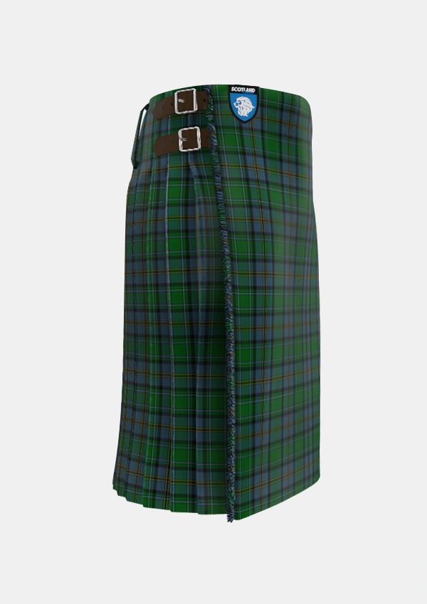 Traditional_Hope_Vere_Lochcarron_Tartan_7736_kilt_right_image_with_pleated_design_and_adjustable_buckles_for_men