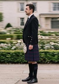Traditional_Hopkins_Tartan_3233_Kilt_and_Argyle_Jacket_Kilt_Outfit_left_image