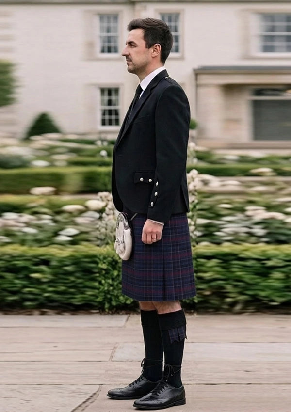 Traditional_Hopkins_Tartan_3233_Kilt_and_Argyle_Jacket_Kilt_Outfit_left_image