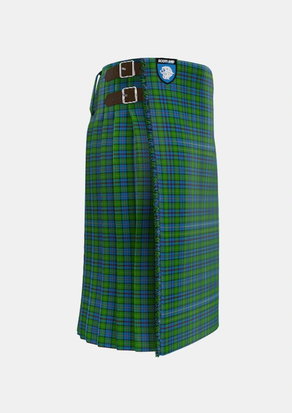 Traditional_Hosey_Tartan_7040_kilt_right_image_with_pleated_design_and_adjustable_buckles_for_men
