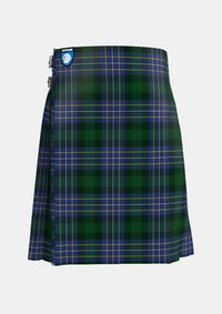 Traditional_Hughes_tartan_2599_front_image_with_pleated_design_and_adjustable_buckles_for_men