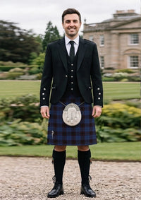 Traditional_Hume_tartan_127_Kilt_and_Argyle_Jacket_Kilt_Outfit_front_image