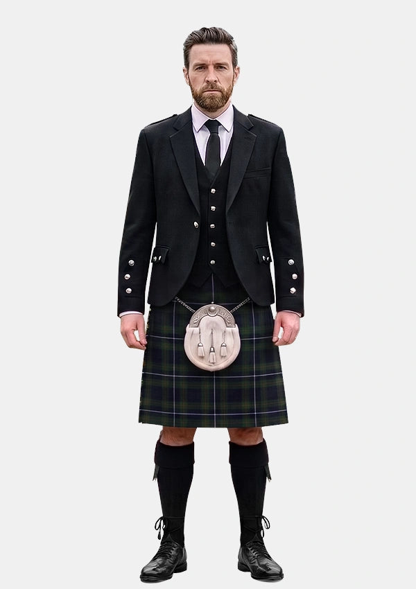 Traditional_Humphries_Tartan_5225_Kilt_and_Argyle_Jacket_Kilt_Outfits_front_image