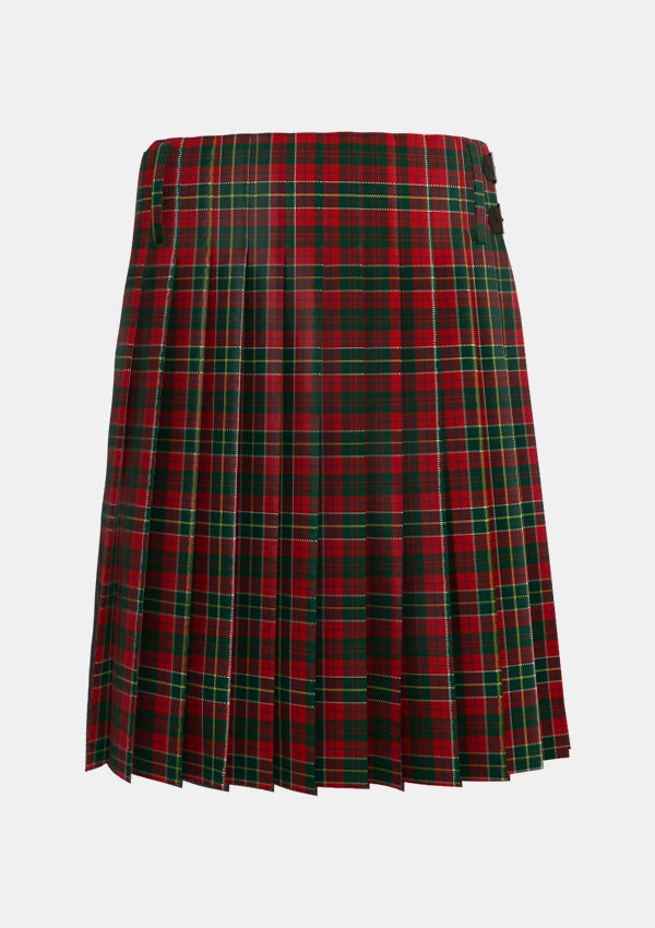 Traditional_Hunter_USA_Tartan_5230_kilt_back_image_with_pleated_design_and_adjustable_buckles_for_men