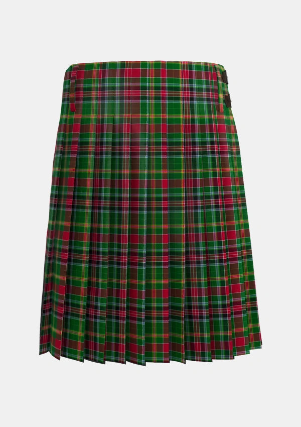Traditional_Hunter_Wilsons_Tartan_1866_kilt_back_image_with_pleated_design_and_adjustable_buckles_for_men
