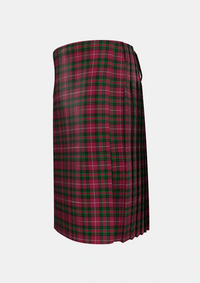 Traditional_Hunter_of_Bute_Personal_Tartan_6671_kilt_left_image_with_pleated_design_and_adjustable_buckles_for_men