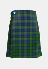 Traditional_Hunter_of_Hunterston_Tartan_719_kilt_front_image_with_pleated_design_and_adjustable_buckles_for_men