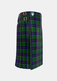 Traditional_Inkster_Tartan_2310_kilt_right_image_with_pleated_design_and_adjustable_buckles_for_men