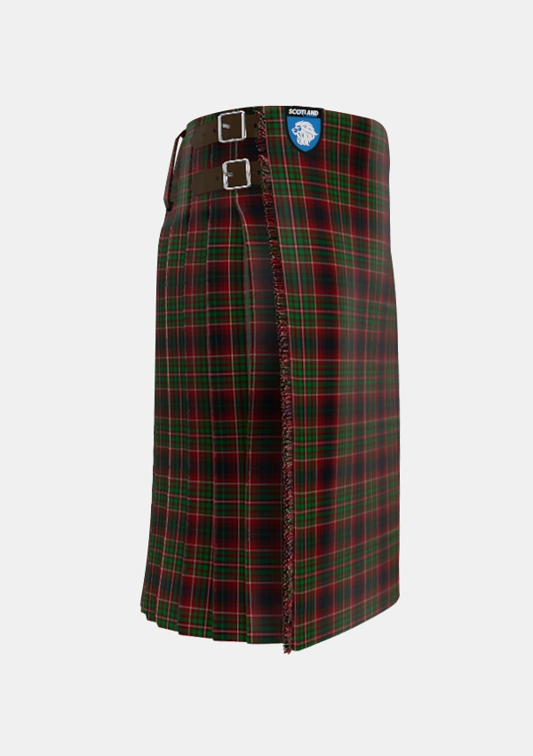 Traditional_Innes_of_Cowie_Tartan_353_kilt_right_image_with_pleated_design_and_adjustable_buckles_for_men