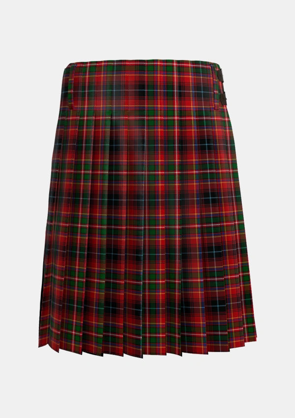 Traditional_Innes_of_Moray_Tartan_3387_kilt_back_image_with_pleated_design_and_adjustable_buckles_for_men