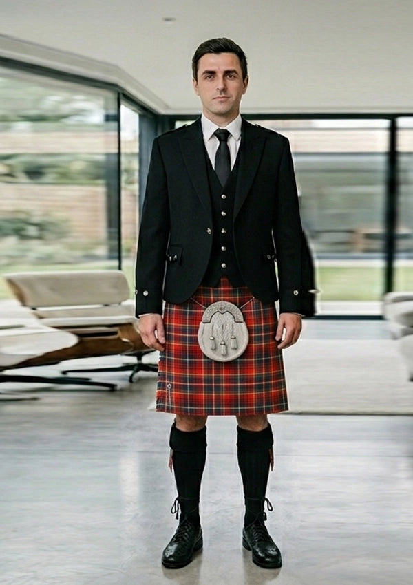 Traditional_Innes_tartan_3387_Kilt_and_Argyle_Jacket_Kilt_Outfit_front_image