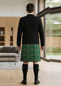 Traditional_Irish_National_tartan_Kilt_and_Argyle_Jacket_Kilt_Outfit_back_image