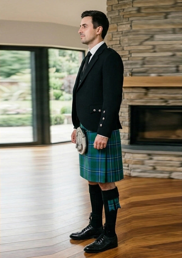 Traditional_Irvine_tartan_Kilt_and_Argyle_Jacket_Kilt_Outfit_left_image