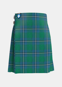 Traditional_Irvine_tartan_front_image_with_pleated_design_and_adjustable_buckles_for_men
