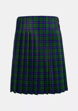 Traditional_Irving_of_Bonshaw_Tower_Tartan_2490_kilt_back_image_with_pleated_design_and_adjustable_buckles_for_men