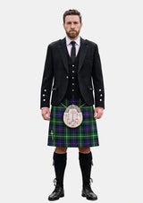 Traditional_Irving_of_Bonshaw_Tower_Tartan_Kilt_and_Argyle_Jacket_Kilt_Outfits_front_image