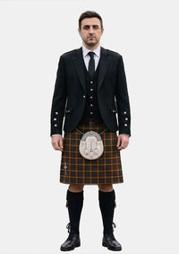 Traditional_Isle_of_Arran_Tartan_Kilt_and_Argyle_Jacket_Kilt_Outfits_front_image