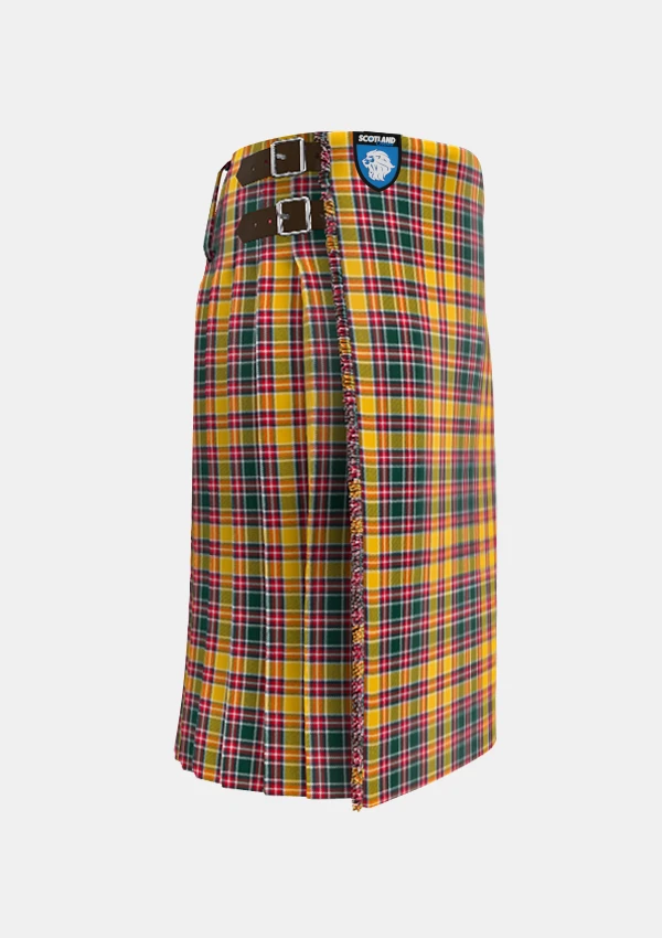Traditional_Jacobite_tartan_right_image_with_pleated_design_and_adjustable_buckles_for_men