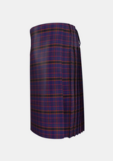 Traditional_James_of_Wales_Tartan_kilt_5736_left_image_with_pleated_design_and_adjustable_buckles_for_men