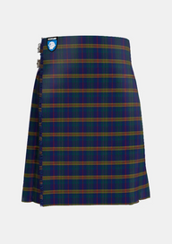 Traditional_Jenkins_of_Wales_Tartan_kilt_5757_front_image_with_pleated_design_and_adjustable_buckles_for_men