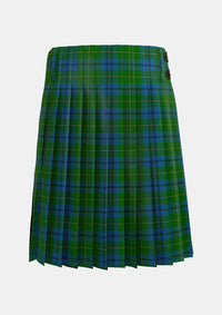 Traditional_Johnston_Johnstone_Tartan_1063_kilt_back_image_with_pleated_design_and_adjustable_buckles_for_men