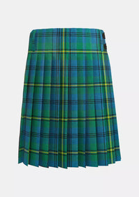 Traditional_Johnstone_Ancient_Tartan_kilt_back_image_with_pleated_design_and_adjustable_buckles_for_men