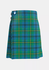 Traditional_Johnstone_Ancient_Tartan_kilt_front_image_with_pleated_design_and_adjustable_buckles_for_men