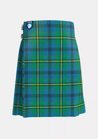 Traditional_Johnstone_Ancient_Tartan_kilt_front_image_with_pleated_design_and_adjustable_buckles_for_men