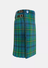 Traditional_Johnstone_Ancient_Tartan_kilt_right_image_with_pleated_design_and_adjustable_buckles_for_men