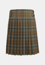 Traditional_Johnstone_Weathered_Tartan_kilt_back_image_with_pleated_design_and_adjustable_buckles_for_men