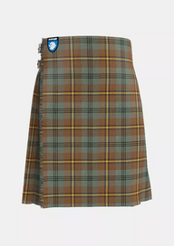 Traditional_Johnstone_Weathered_Tartan_kilt_front_image_with_pleated_design_and_adjustable_buckles_for_men