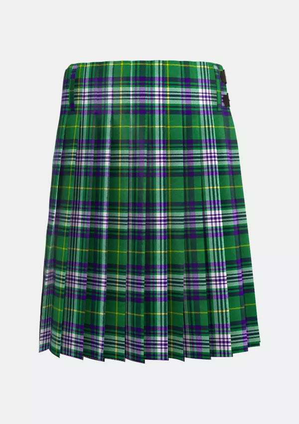Traditional_Jones_Welsh_Tartan_kilt_back_image_with_pleated_design_and_adjustable_buckles_for_men