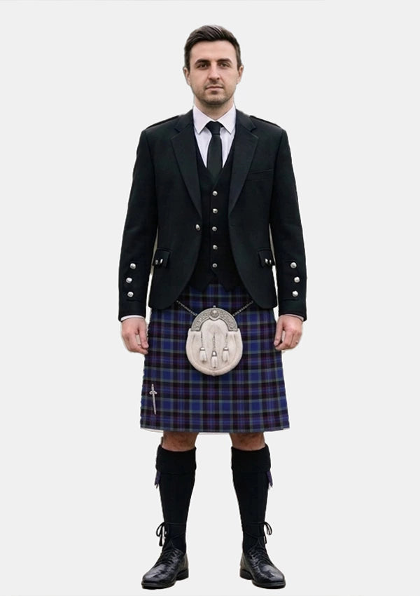 Traditional_Jordan_James_Cornwall_Tartan_12131_Kilt_and_Argyle_Jacket_Kilt_Outfits_front_image