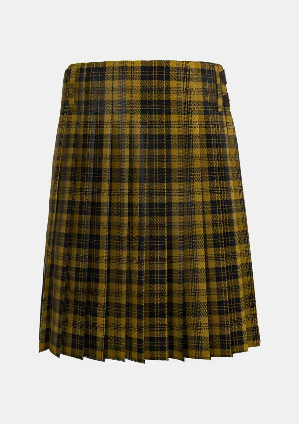Justus Black & Gold Tartan Kilt