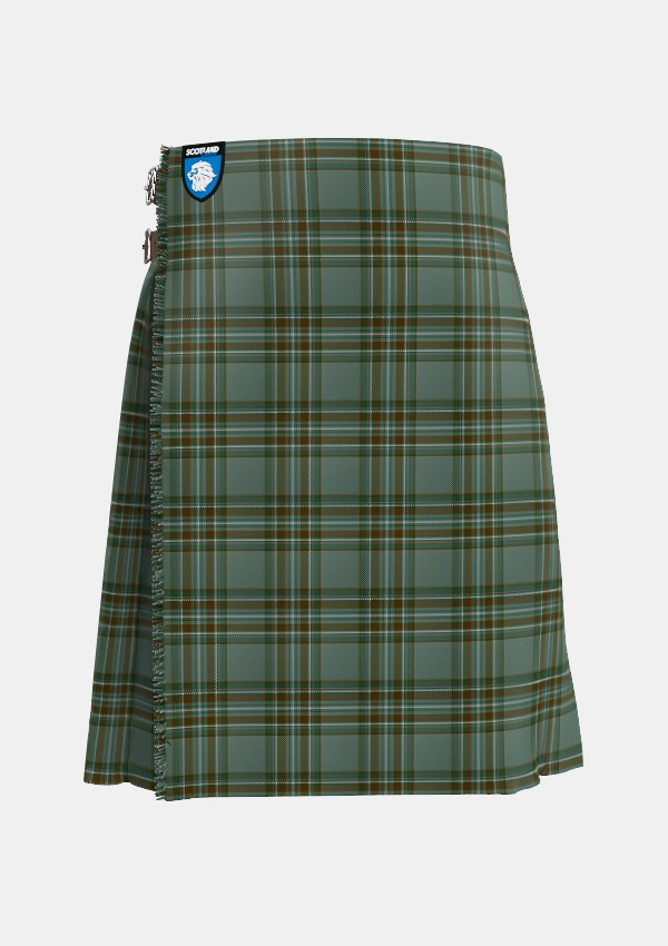 Traditional_Kelly_Dress_Tartan_6394_kilt_front_image_with_pleated_design_and_adjustable_buckles_for_men