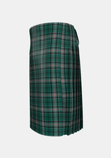 Traditional_Kelly_of_Sleat_Hunting_Tartan_3871_kilt_left_image_with_pleated_design_and_adjustable_buckles_for_men