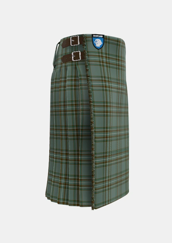 Traditional_Kelly_tartan_right_image_with_pleated_design_and_adjustable_buckles_for_men