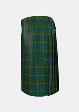 Traditional_Kennedy_Two_Tartan_1560_kilt_left_image_with_pleated_design_and_adjustable_buckles_for_men