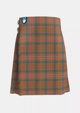 Traditional_Kennedy_Weathered_Tartan_kilt_front_image_with_pleated_design_and_adjustable_buckles_for_men